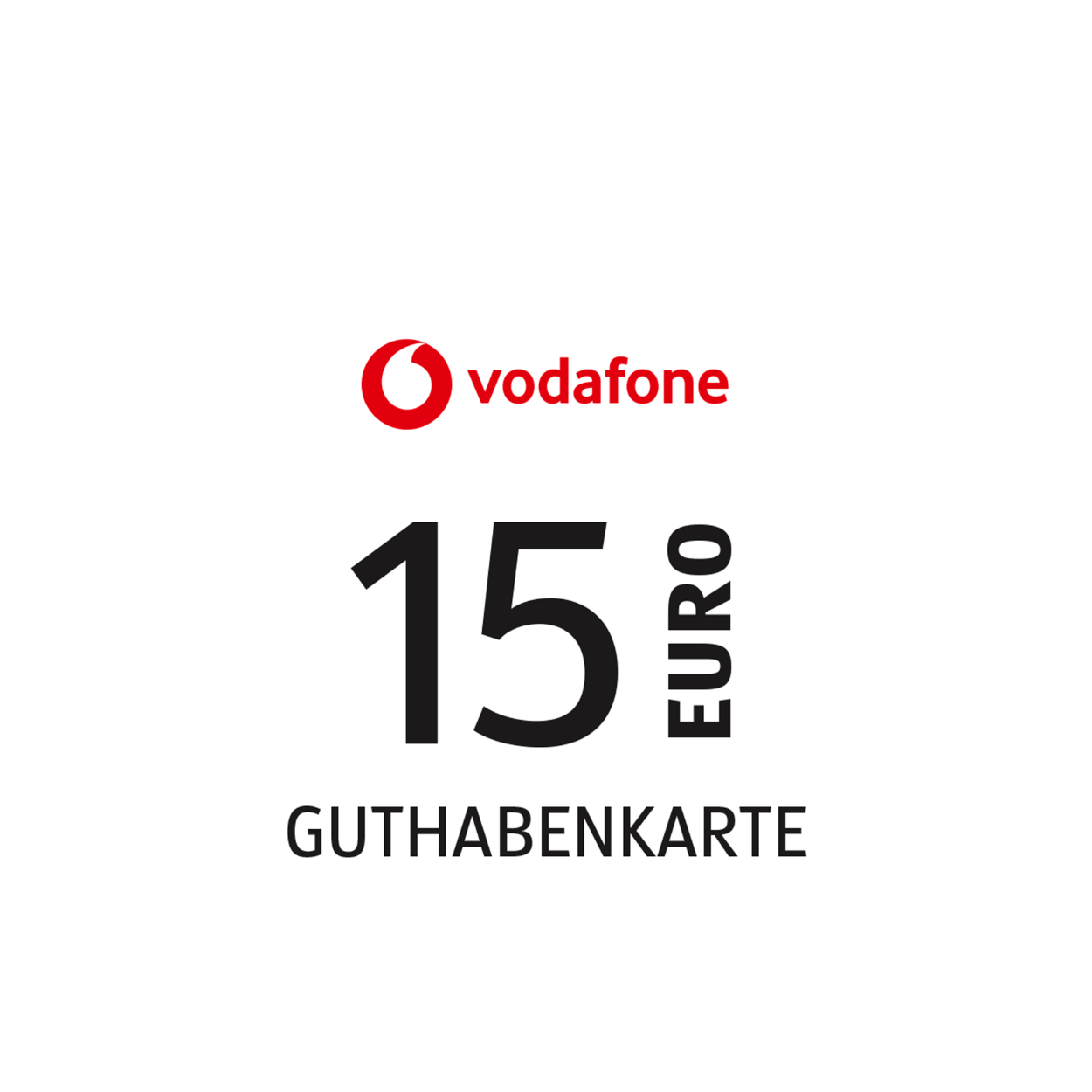 Vodafone 15 € Guthabenkarte günstig bei ALDI Nord