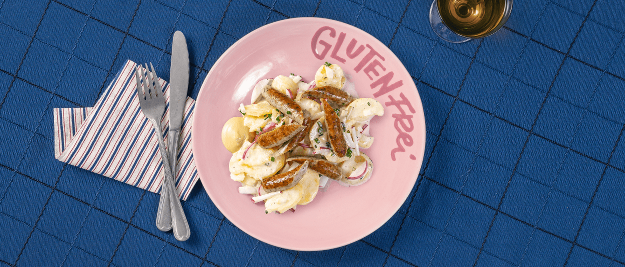 Kartoffelsalat Mit Nürnberger Bratwürstchen Glutenfrei Rezept Bei Aldi Nord 